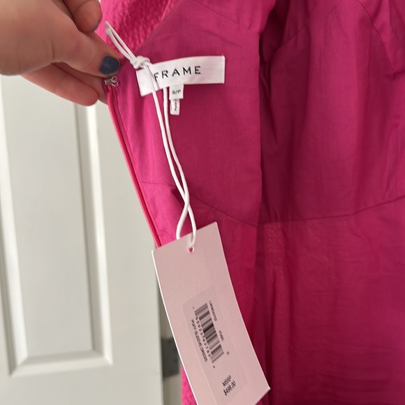 FRAME puff sleeve dress Sz - Small - Picture 8 of 10